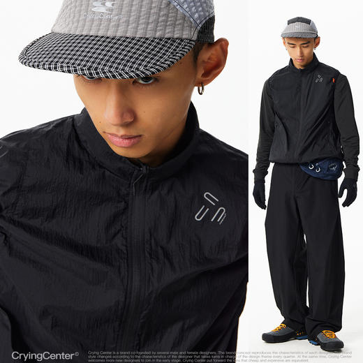 CryingCenter 格纹拼接帽子 哭喊中心 商品图3