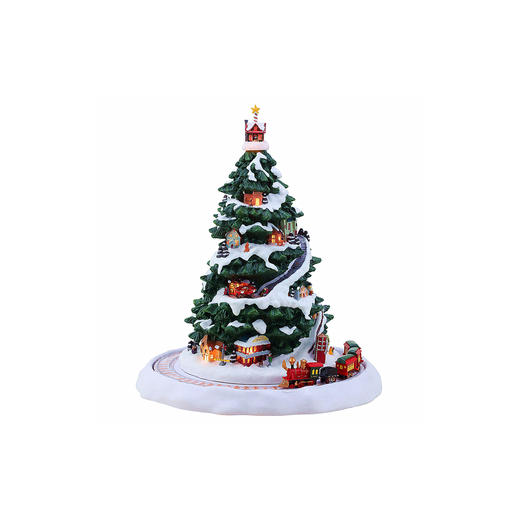 Mr.Christmas 圣诞先生圣诞树火车送男女生闺蜜生日礼物音乐盒 商品图0