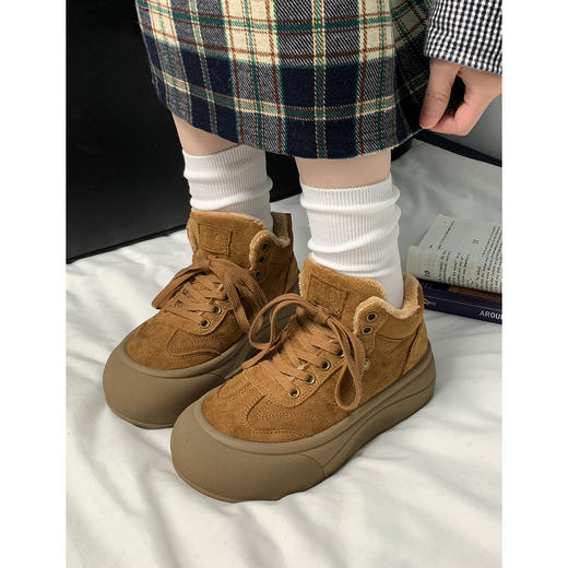 【YW】无忧购冬季新款厚底百搭时尚加绒舒适保暖棉鞋MIS-6253（截单后3-5天发货） 商品图7