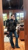 PIANAI冷小姐# 口袋蓝色加绒微喇牛仔裤 商品缩略图4