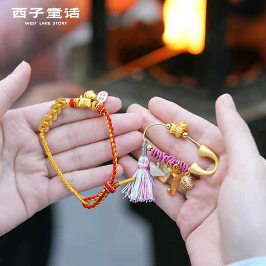 【预售3-5天】灵隐文创 马年灵隐三宝礼盒套装手链别针挂件高级感 商品图3