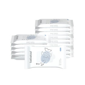 【积分兑换】BEBETOUR婴儿手口mini湿巾8抽*15包