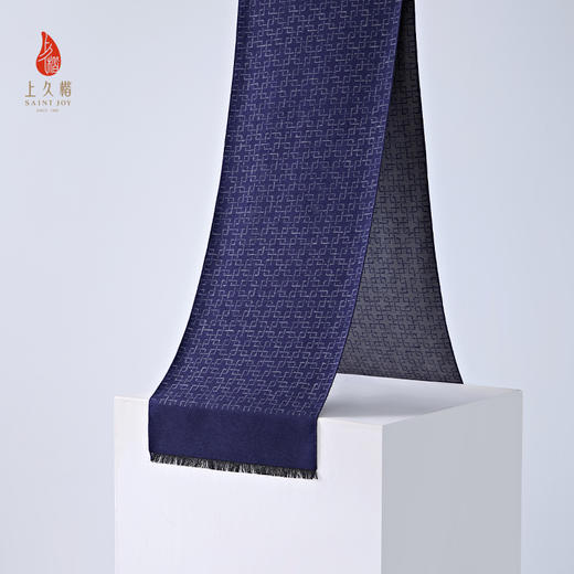 SAINTJOY/上久楷 拉绒围巾  真丝拉绒长巾  WJ3J025210001 商品图4