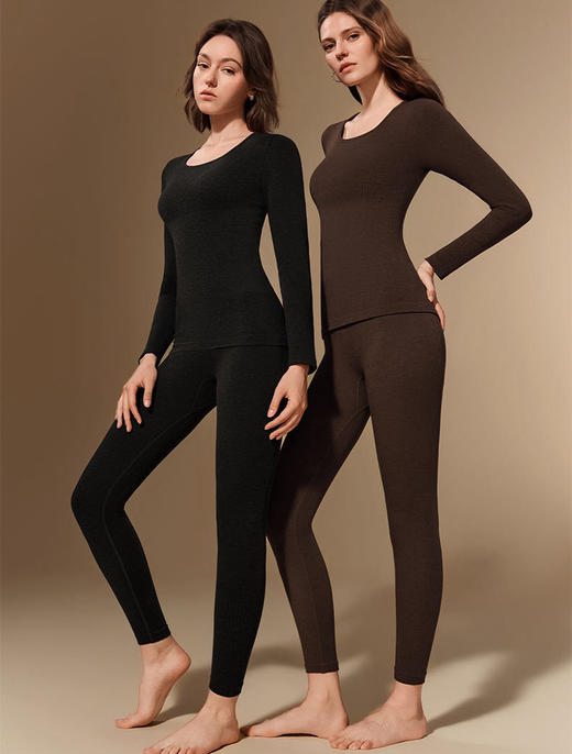 塑型发热保暖内衣套装打底套装张柏芝代言！ 商品图4