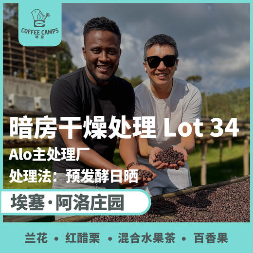25产季 埃塞 阿洛 Alo 暗房 LOT 34 预发酵日晒（生豆）空运批次 商品图0
