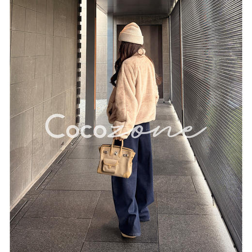 COCO ZONE 刘 一一 “御寒双面穿”立领拉链外套 CD1A1847 商品图3