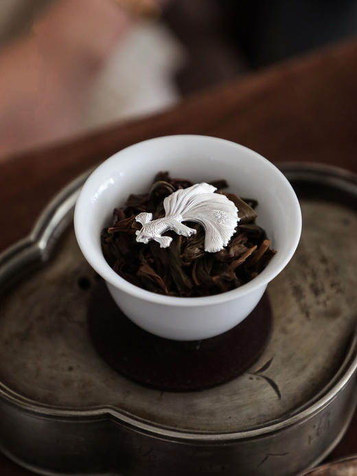 【周大金纯银999煮水泡茶神器SS517】✅高纯度999足银（含证书）非遗工艺，纯手工制作 ✅中式风格，浮雕纹理，低调雅致色泽细腻-PWJCY 商品图2