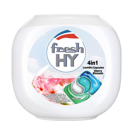 菁华清可新4合1留香洗衣凝珠60粒600ml 商品图1