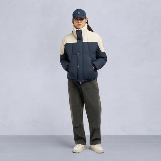 MOOSE KNUCKLES 男士金属驼鹿指节徽标绗缝羽绒服 蓝色 M35MJ107 1850 商品图7