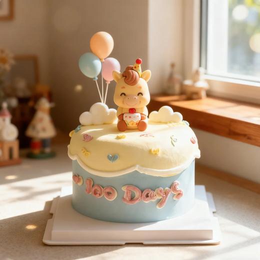 多款式~2026马年宝宝可爱卡通蛋糕-低糖处理无添加 商品图0