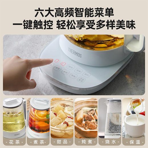 EHA-1616E 纯钛底花茶炖煮养生壶 商品图5