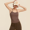 跃牌【禅语梵心】挂脖口袋瑜伽背心女运动内衣内搭美背固定杯健身文胸WX3543 商品缩略图1