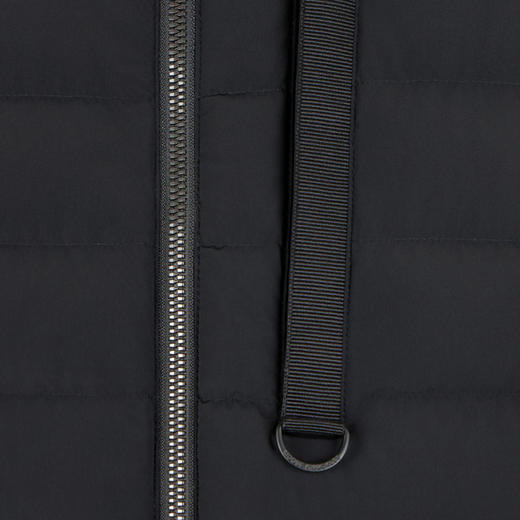 MOOSE KNUCKLES 男士金属驼鹿指节徽标绗缝羽绒服 黑色 M35MJ127 292 商品图2