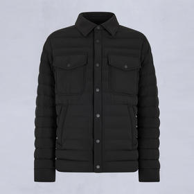 MOOSE KNUCKLES 男士金属驼鹿指节徽标绗缝羽绒服 黑色 M35MJ183 292