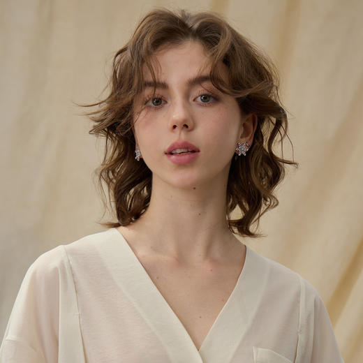 ARSIS｜雪花系列 雪花耳钉 商品图1