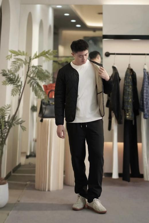 【100%绵羊毛夹层+气绒锁温】菱形格气绒羊毛加绒加厚蓄热三防外套（ ME4510/ME4511） 商品图8