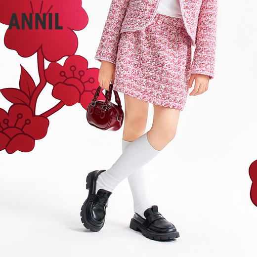 【实体店同款】女童全腰半裙春季新款安奈儿童装AG613021 商品图1