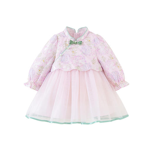 【国风】迷你巴拉女童宝宝柔软亲肤甜美梦幻可爱连衣裙2026春新款 商品图4