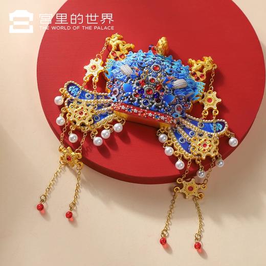 【故宫凤冠冰箱贴】三龙两凤冠金属立体磁贴宫里的世界 商品图0