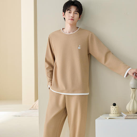 （男款）居家幸福好物大公开‼️秋冬保暖居家服天花板🔥【牧棉儿-德绒羊毛蚕丝情侣家居服套装】好穿到尖叫 德绒自发热面料锁温力max🔥比普通睡衣加倍聚热保暖‼️ 商品图4