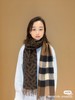 巴宝莉 双面格纹拼TB围巾（DSX） 商品缩略图3