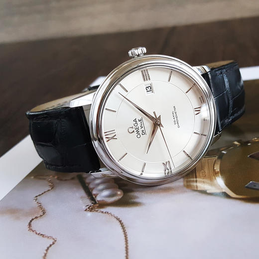 【95新】OMEGA 欧米茄424.13.40.20.02.001天文台认证同轴自动机械机芯日期显示39.5MM（男款）碟飞系列精钢 131125NJS01 商品图4