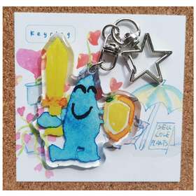 锦江丨七点Ber丨爱心植物钥匙扣