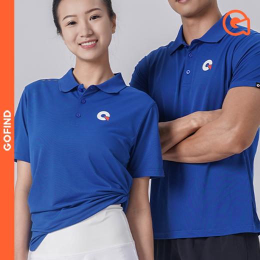 果凡跑步运动POLO衫 透气不粘速干翻领简约百搭跑步健身短袖套头GTB11160 商品图0