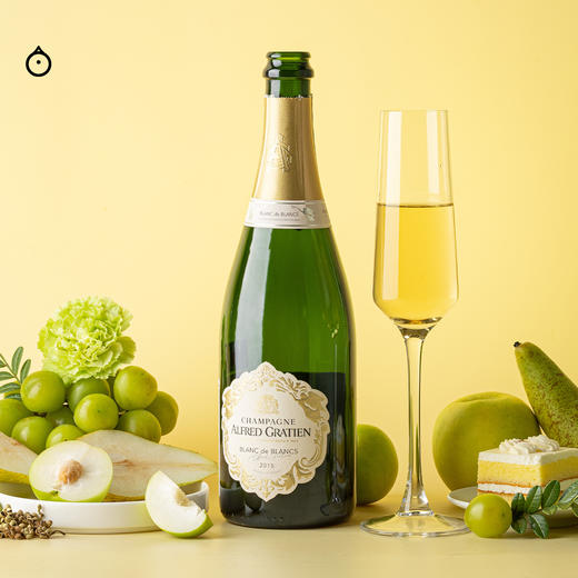 企鹅市集|法国天福酒庄 白中白年份香槟2015 三金奖香槟！特级名村葡萄 香梨苹果饼干酵母 起泡细腻飘逸 商品图2