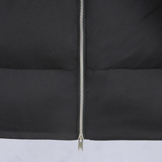 MOOSE KNUCKLES 男士金属驼鹿指节徽标绗缝连帽长款羽绒服 黑色 M35MP201 292 商品图2