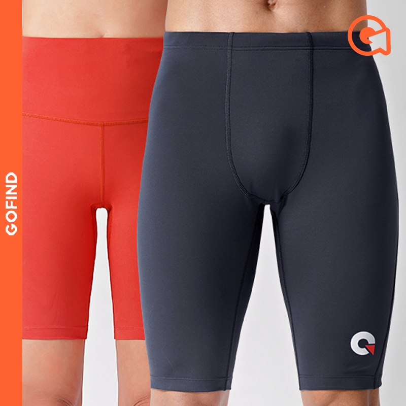 果凡男女款跑步五分压缩裤紧身裤GSB11168/GSB12169
