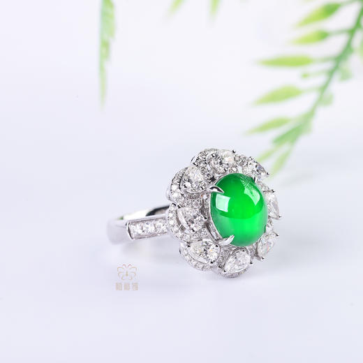 【繁花】满绿戒指-JZ12405057 商品图3