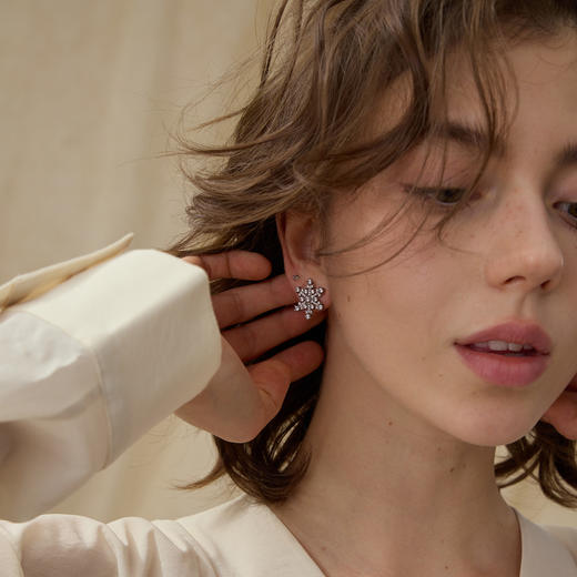 ARSIS｜雪花系列 雪花耳钉 商品图2