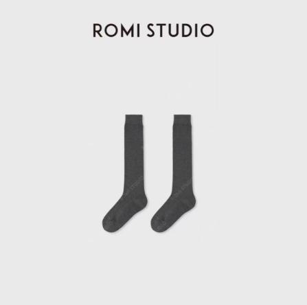 ROMI STUDIO“暖柔羊毛袜”舒适肤感针织微压小腿袜RWCWP07361 商品图0