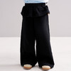 笛莎Deesha 2026春季女童时尚休闲裙边直筒阔腿裤长裤 商品缩略图1