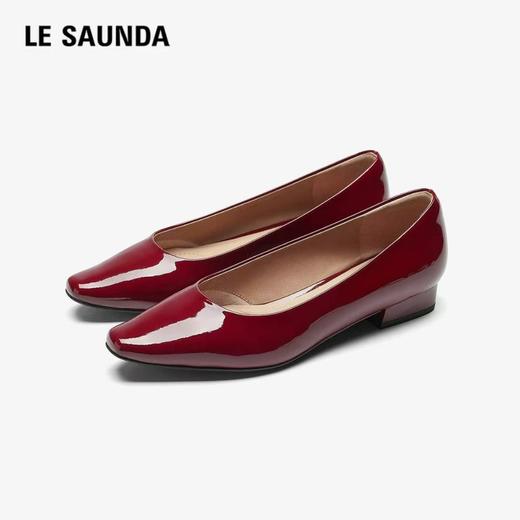 【莱尔斯丹】低跟方头单鞋 商品图0