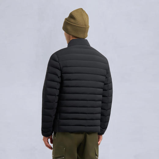 MOOSE KNUCKLES 男士金属驼鹿指节徽标绗缝羽绒服 黑色 M35MJ127 292 商品图4