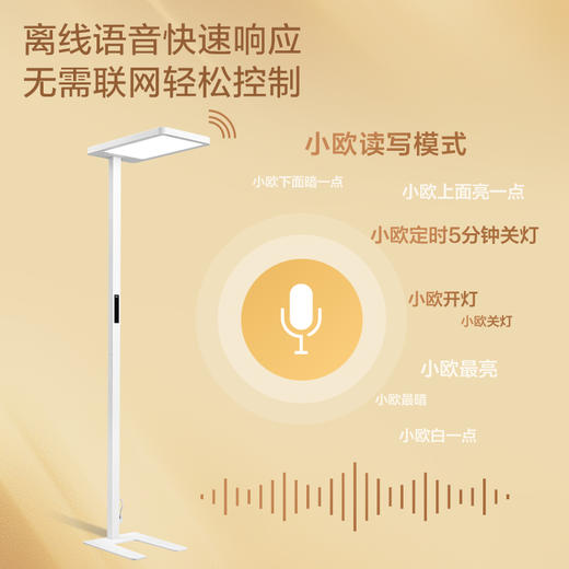 欧普（OPPLE）立式落地护眼灯学习专用儿童学生阅读灯书桌台灯大路灯悦瞳L2Lite 商品图4