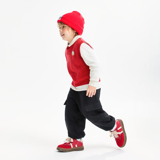 【实体店同款】男童圆领棉线背心春季新款安奈儿童装XB612005 商品图5