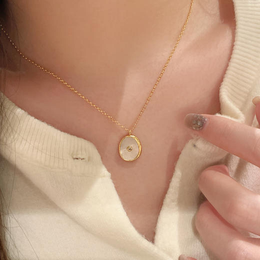 【微信专享款】ARSIS｜纯真年代系列 纽扣项链 商品图4