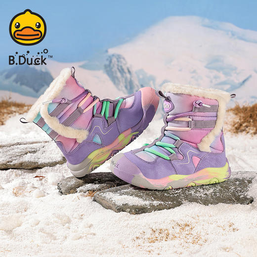 B.Duck小黄鸭童鞋冬季雪地靴26-32码 B5686857 商品图3