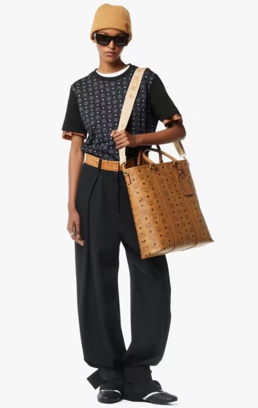 MCM 托特包 LARGE男  MMTGSTA01CO001-F 干邑色. 商品图3