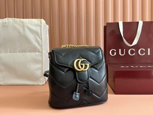 古驰  Marmont系列迷你背包 双肩包（LZ） 商品图0