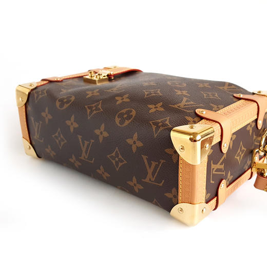 【95新】LV路易威登M46358中号老花秀款谷爱凌软盒子Side Trunk单肩斜挎包女士 101225NJS13 商品图7