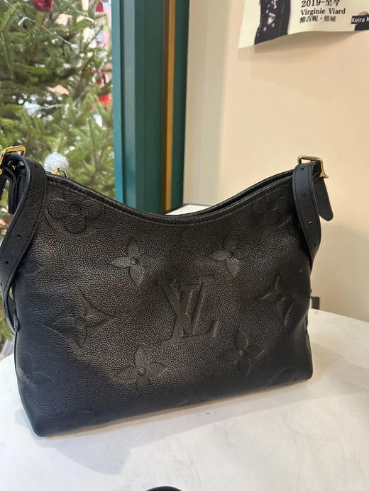 LV 黑色 压纹牛皮 小号 carryall 斜挎包 商品图1