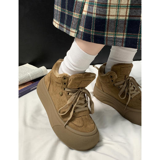 【YW】无忧购冬季新款厚底百搭时尚加绒舒适保暖棉鞋MIS-6253（截单后3-5天发货） 商品图10