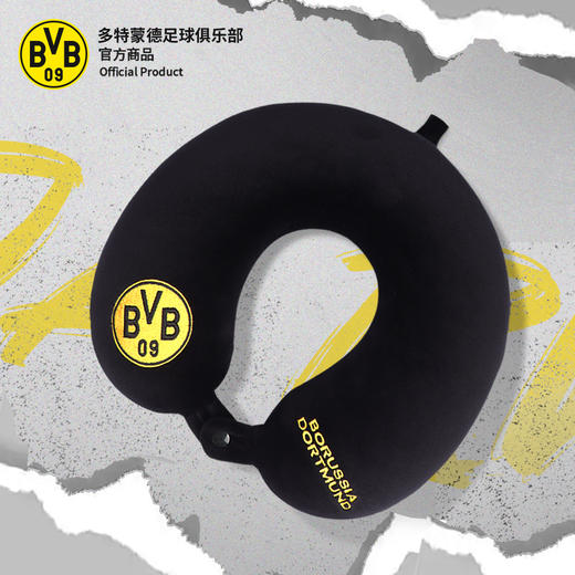 【官方正版】多特蒙德足球俱乐部｜颈枕柔软舒适U型枕家居球迷周边 商品图0