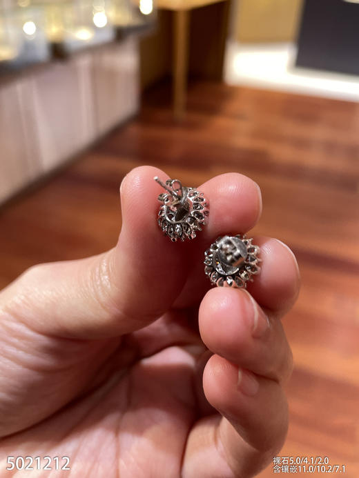 5021212，蛋面耳钉。具体价格微信咨询 商品图2