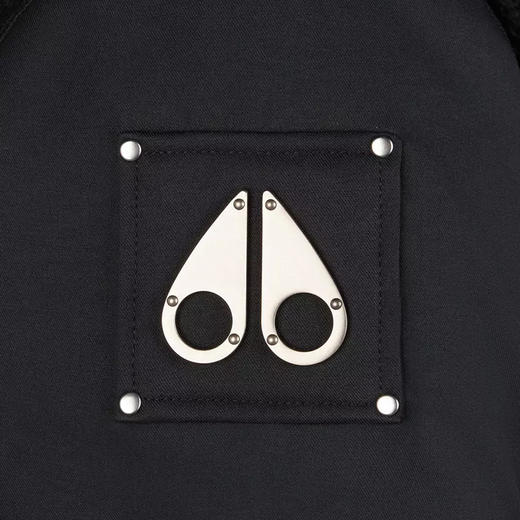 MOOSE KNUCKLES 男士金属驼鹿指节徽标外套 黑色 M35MS601 292 商品图2