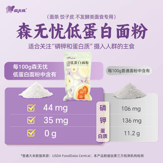 【森无忧严选】森无忧低蛋白面粉/馒头粉 商品图0